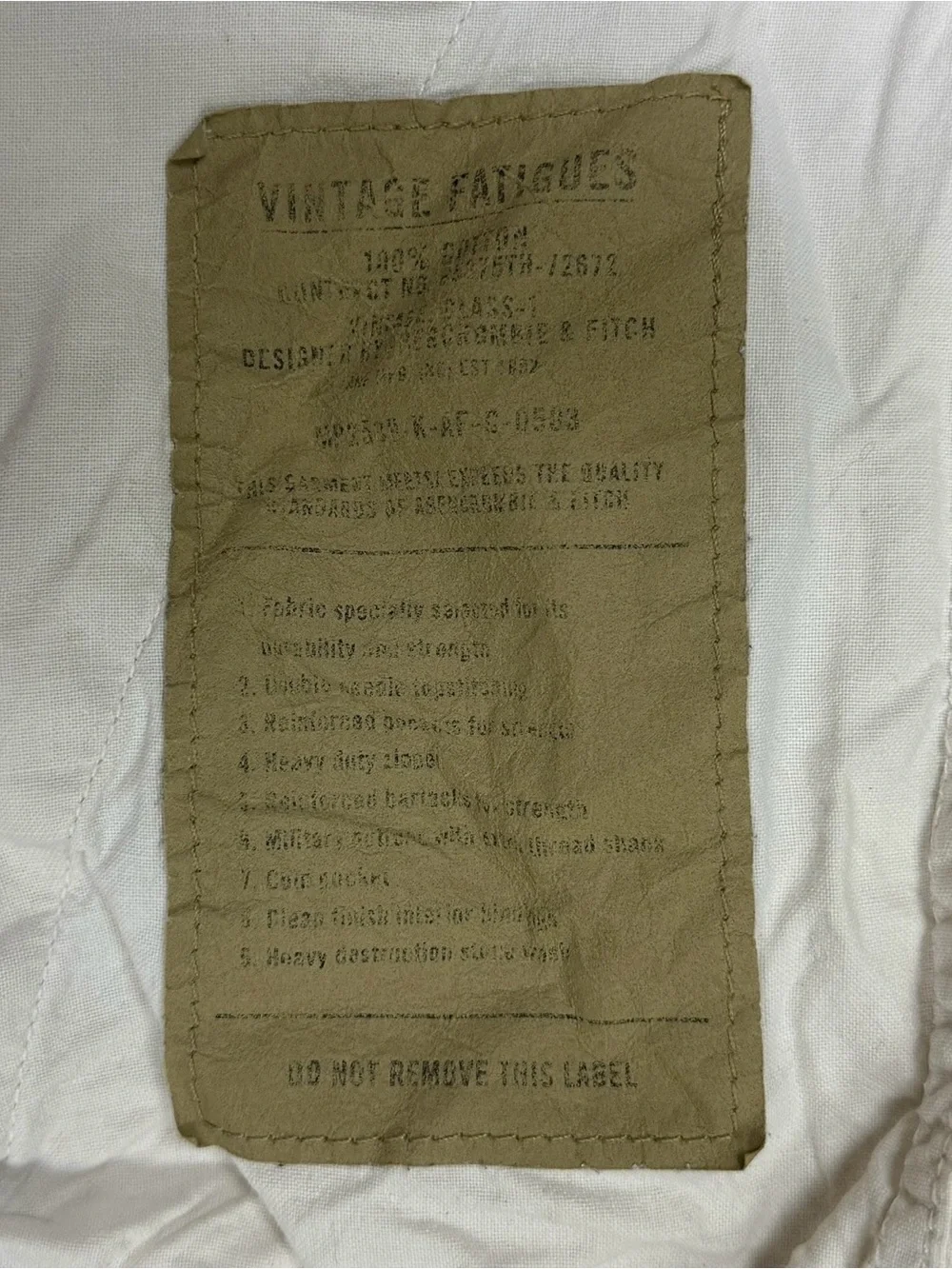 Vintage Abercrombie & Fitch Military Cargo Shorts Men 33 Beige Paratrooper Baggy